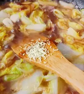 Make A cabbage stew fan step 8
