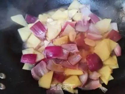 Make Onion fried potato chips step 6