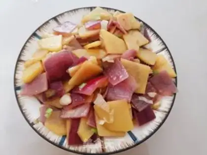 Make Onion fried potato chips step 7
