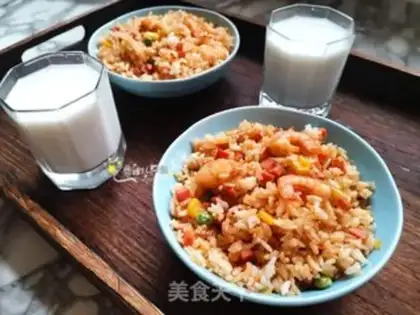 Make Shrimp rice step 8