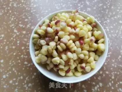 Make Pumpkin corn apple paste step 1