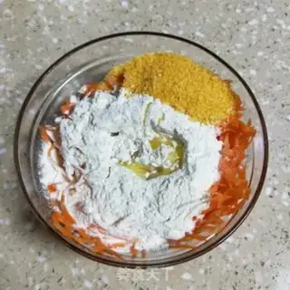 Make Fried carrot balls step 2