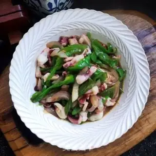 Make Black pepper chili fried octopus step 7