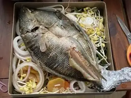 Make Homemade roasted fish step 7