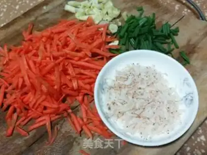 Make Carrot fried tarts step 2