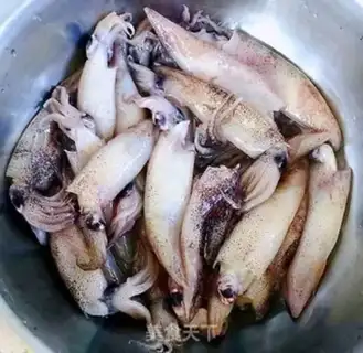 Make Burning little squid step 0