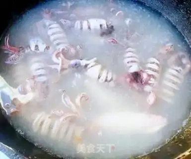 Make Burning little squid step 6