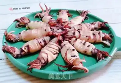 Make Burning little squid step 9