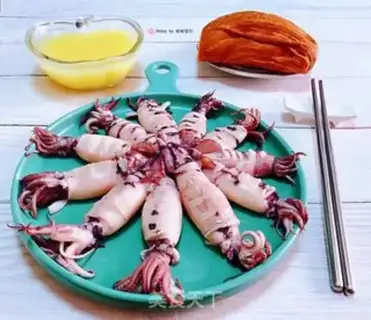 Make Burning little squid step 11