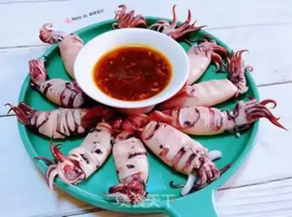 Make Burning little squid step 12