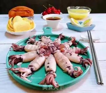 Make Burning little squid step 14