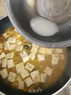Make Crab stew tofu step 9