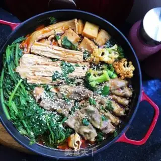 Make A spicy veal with a fat cow step 14