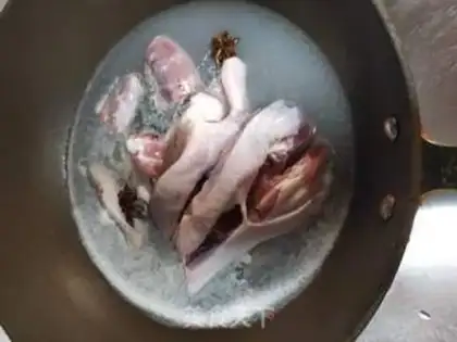 Make Carrot celery and chicken step 1