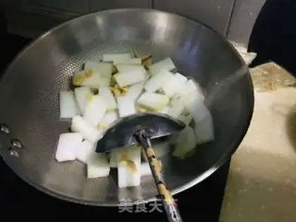 Make Seameat fried the melon step 3