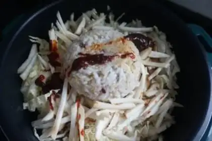 Make Korean spicy rice step 7