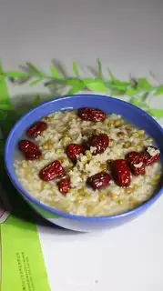 Make The green bean porridge step 3