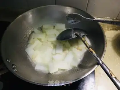 Make Seameat fried the melon step 5