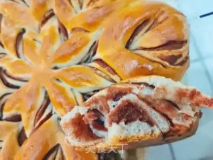 Make Flower bread step 14