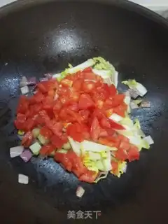 Make Tomato shrimp rice step 4