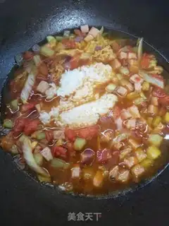 Make Tomato shrimp rice step 7
