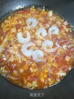Make Tomato shrimp rice step 8