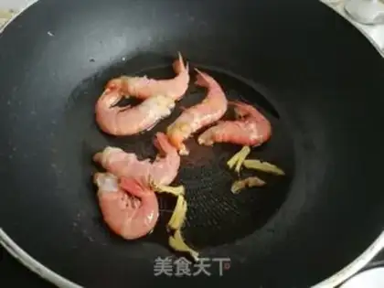 Make Red shrimp green tofu step 2