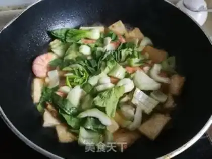 Make Red shrimp green tofu step 6