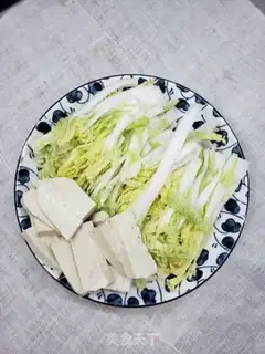 Make The bean tofu fan duck soup step 1