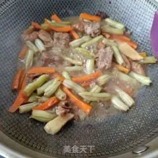 Make Big sausage and pork beans step 11