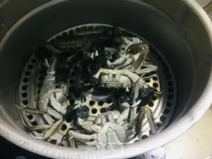 Make Steam crabs step 3