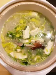 Make The bean tofu fan duck soup step 9