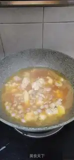 Make Old hen stews potato carrots step 9