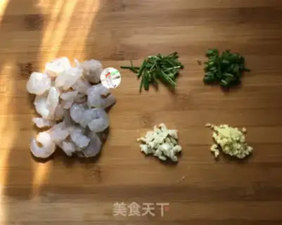 Make Shrimp duck blood tofu step 3
