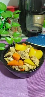 Make Old hen stews potato carrots step 13
