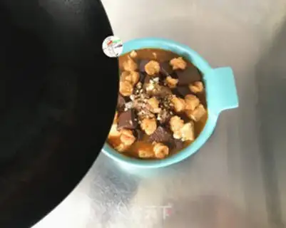 Make Shrimp duck blood tofu step 13