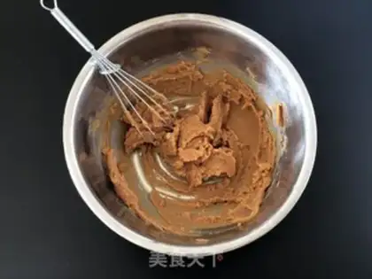 Make Halloween spider peanut soufflé step 2