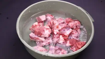 Make Red burn ribs step 0