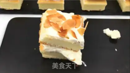 Make Almond cream cake step 27