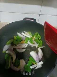 Make Pepper onion fried cowboy bones step 8