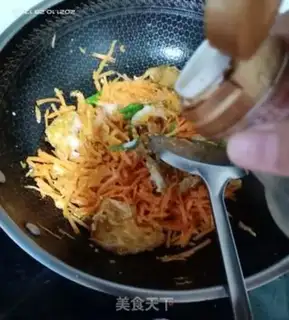 Make Carrot fried eggs step 7