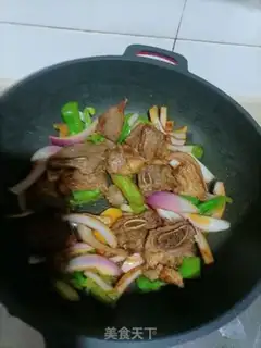 Make Pepper onion fried cowboy bones step 10