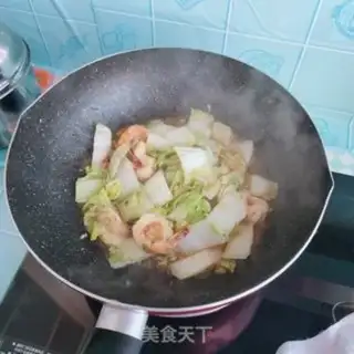 Make Shrimp cabbage step 11