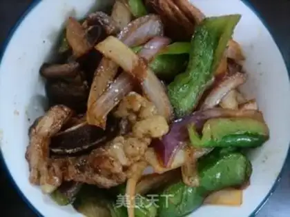 Make Pepper onion fried cowboy bones step 11