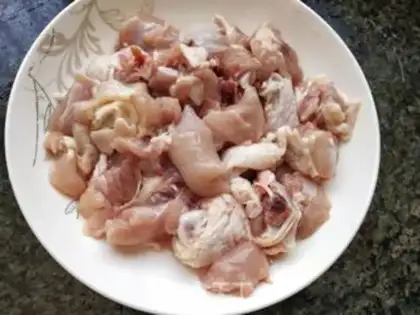 Make Frozen chicken leg step 1