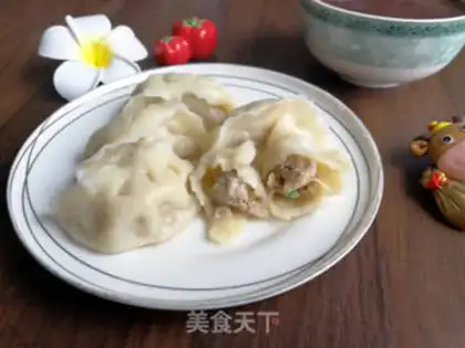 Make Pork radish dumplings step 11