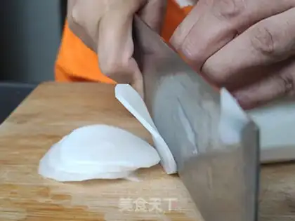 Make Light salt sauce radish step 1