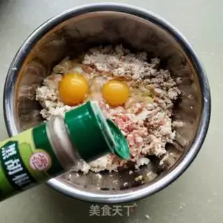 Make Dry tofu meatballs step 3
