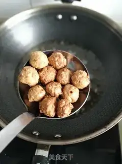 Make Dry tofu meatballs step 7