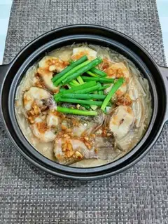 Make Garlic gills and mushrooms step 16